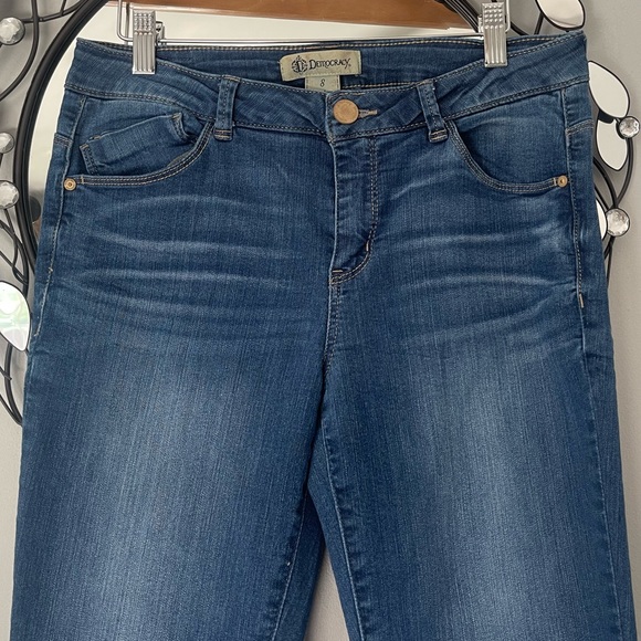 DEMOCRACY Jeans Freedom ankle skimmer Denim size 8 -C - Picture 8 of 14